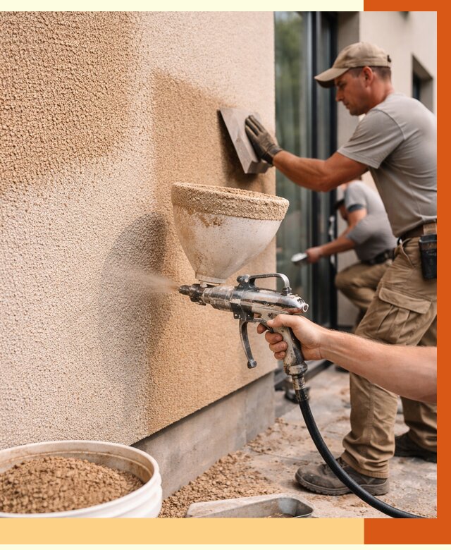 Утепление фасада жидкой пробкой в Батайске от 4858 руб./м² под ключ | ТепломастерБтс