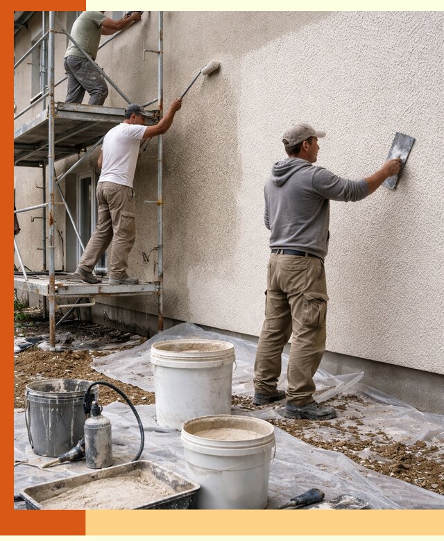 Утепление фасада жидкой пробкой в Батайске