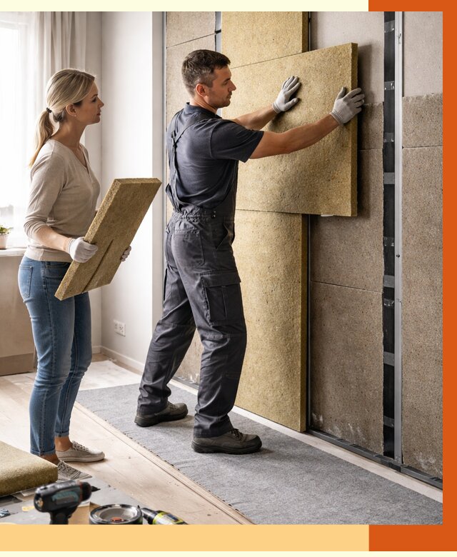 Профессиональная шумоизоляция квартиры в Батайске от 7591 руб. за м2 | ТепломастерБтс