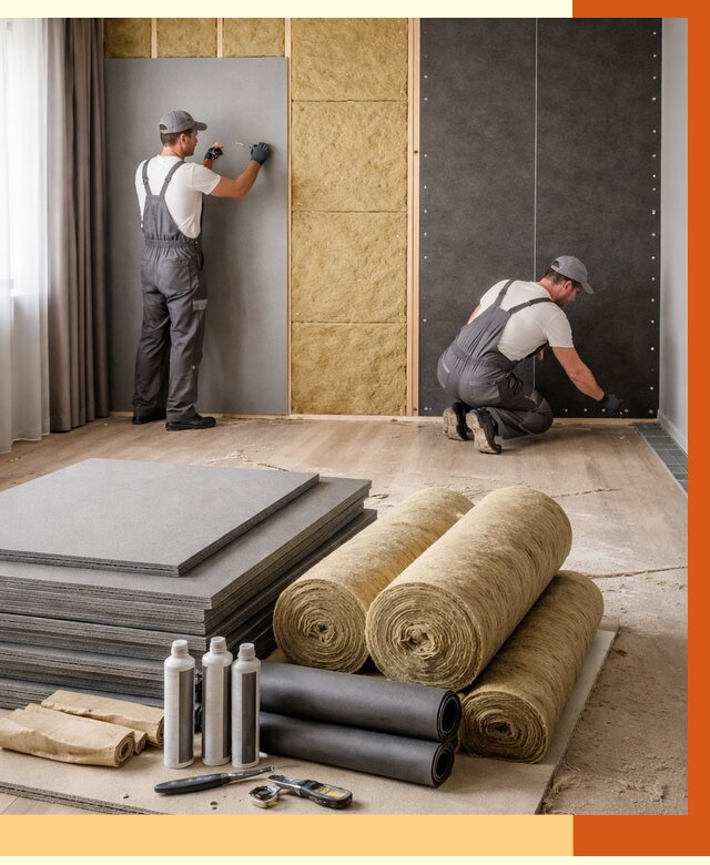 Шумоизоляция дома в Батайске от 4554 руб/м2 — комплексная звукоизоляция под ключ | ТепломастерБтс