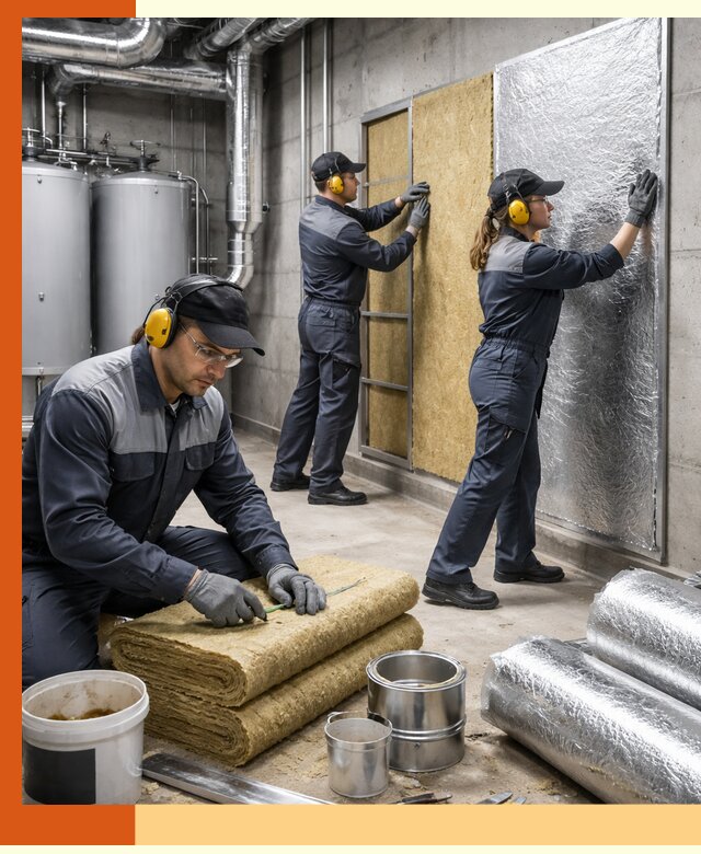 Шумоизоляция котельной в Батайске: профессиональный монтаж и материалы