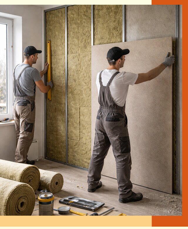 Шумоизоляция стен в Батайске от 4554 руб/м2 — звукоизоляция стен под ключ | ТепломастерБтс