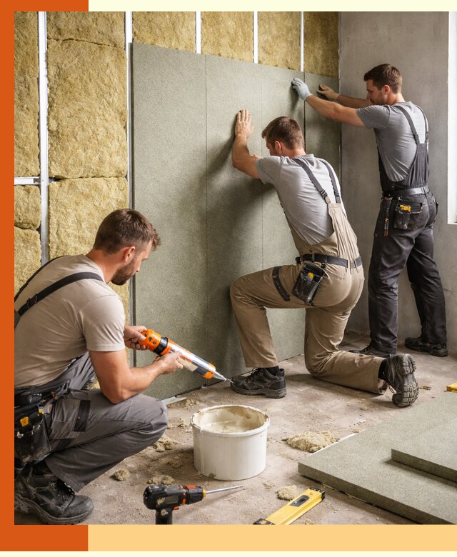 Профессиональная шумоизоляция стен в Батайске для квартир и домов