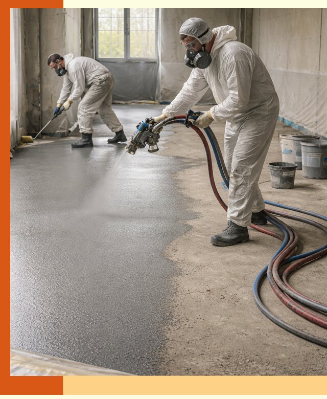 Гидроизоляция полимочевиной полов и конструкций в Батайске