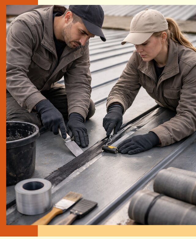 Гидроизоляция фальцевой кровли в Батайске качественно и надежно