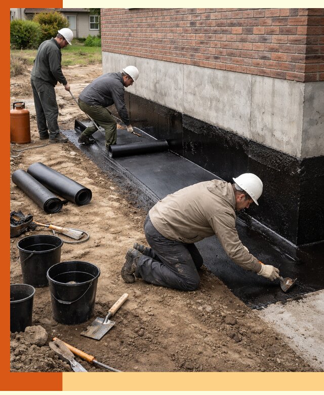 Гидроизоляция фундамента в Батайске: надежная защита строений