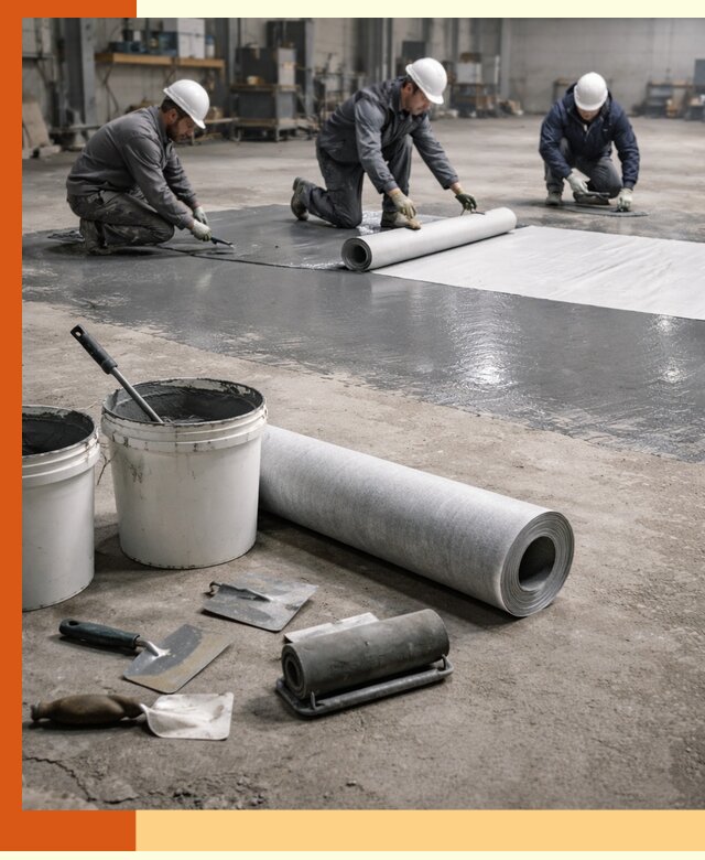 Гидроизоляция промышленного пола в Батайске — защита и долговечность