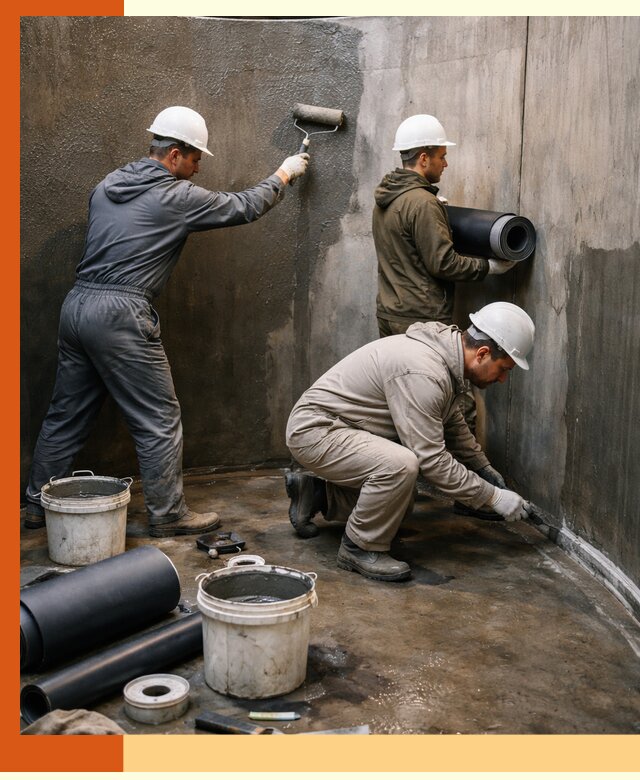 Гидроизоляция резервуара профессионально в Батайске