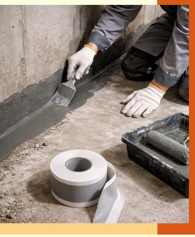 Гидроизоляция швов и герметизация стыков в Батайске от 1265 руб. | ТепломастерБтс