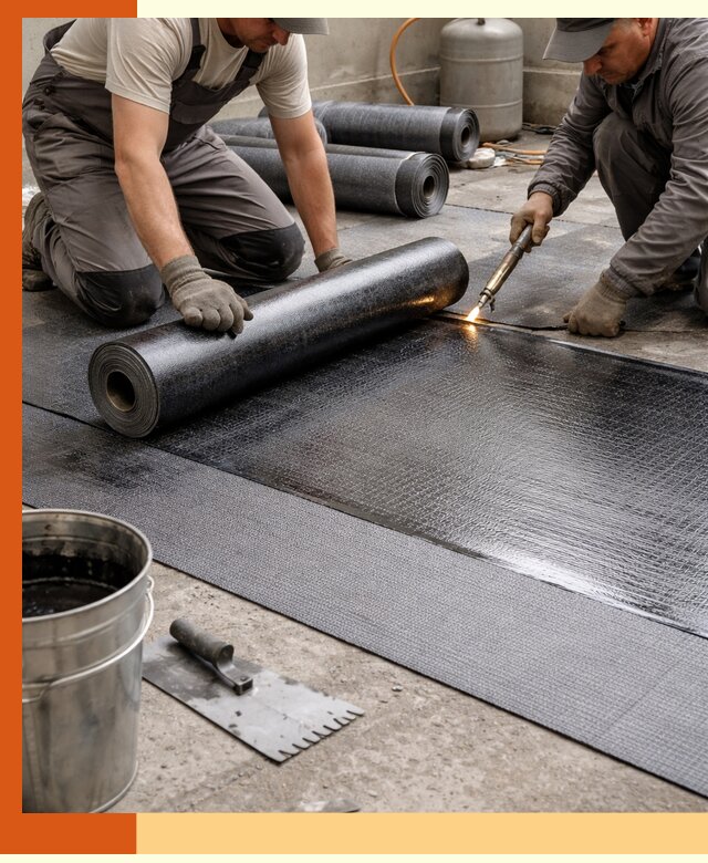 Монтаж гидроизоляционной мембраны в Батайске для зданий и конструкций