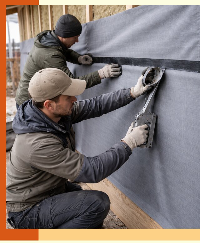 Монтаж ветроизоляции зданий и конструкций в Батайске