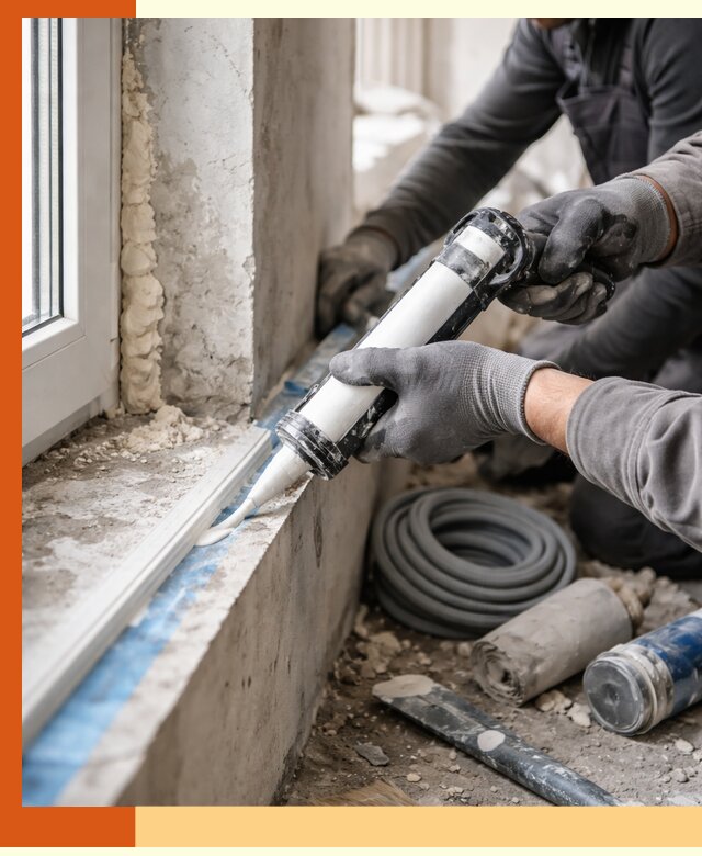 Герметизация стыков и примыканий зданий в Батайске