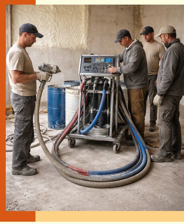 Аренда установки для напыления ППУ в Батайске на выгодных условиях